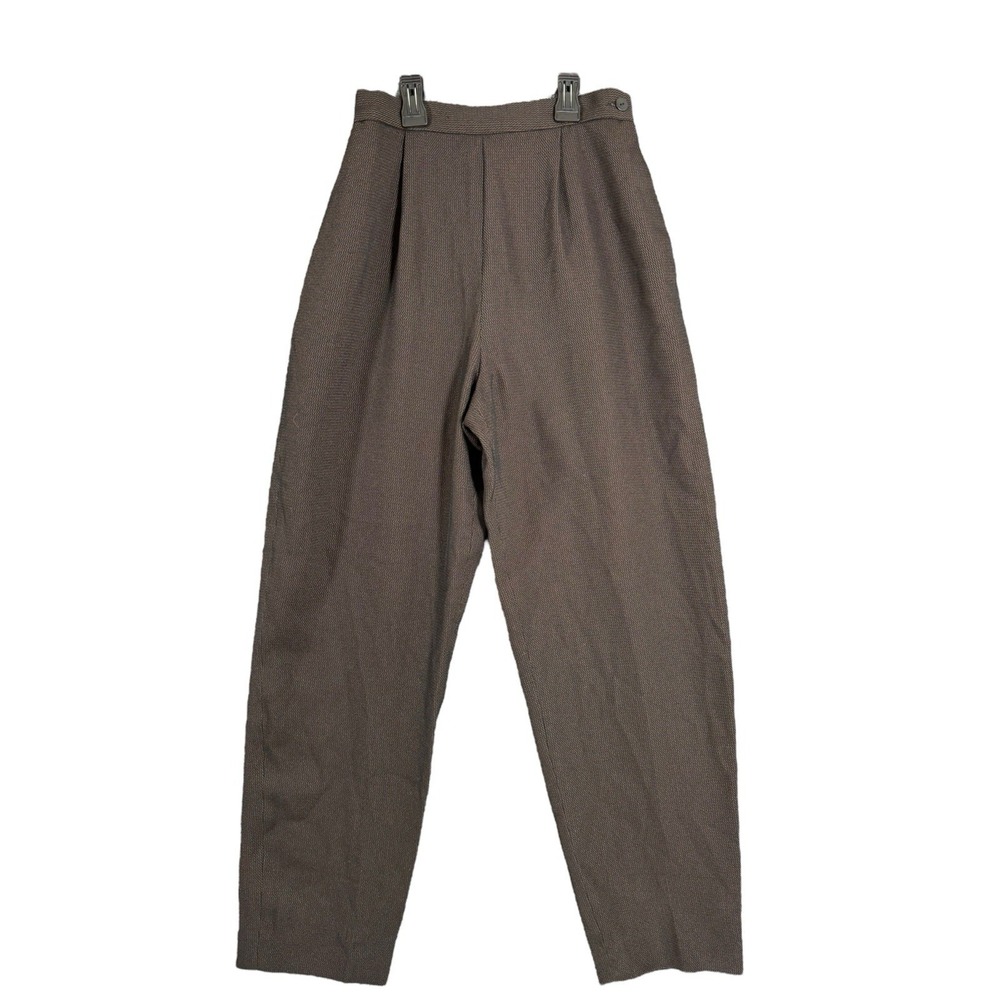 Donna Ricco Dress Pants Womens‎ Size 4 Brown Professional Work Suit Pant